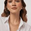 image:imageGold Stud Earrings For Women Trendy  Lightweight Waterproof amp Sweatproof JewerlyDiana Earrings
