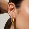 image:imageHey Harper Hoop Earrings For Women Trendy  Lightweight Waterproof amp Sweatproof JewerlyBella Earrings Gold