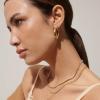 image:imageHey Harper Hoop Earrings For Women Trendy  Lightweight Waterproof amp Sweatproof JewerlyBella Earrings Gold