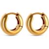 image:imageHey Harper Hoop Earrings For Women Trendy  Lightweight Waterproof amp Sweatproof JewerlyBoyfriend Huggie Earrings