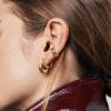 image:imageHey Harper Hoop Earrings For Women Trendy  Lightweight Waterproof amp Sweatproof JewerlyCleopatra Earrings