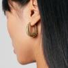 image:imageHey Harper Hoop Earrings For Women Trendy  Lightweight Waterproof amp Sweatproof JewerlyDaphne Bella Earrings