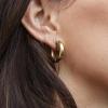 image:imageHey Harper Hoop Earrings For Women Trendy  Lightweight Waterproof amp Sweatproof JewerlyGold