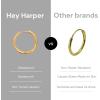 image:imageHey Harper Hoop Earrings For Women Trendy  Lightweight Waterproof amp Sweatproof JewerlyHoop Earrings