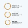 image:imageHey Harper Hoop Earrings For Women Trendy  Lightweight Waterproof amp Sweatproof JewerlyHoop Earrings