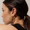 image:imageHey Harper Hoop Earrings For Women Trendy  Lightweight Waterproof amp Sweatproof JewerlyHoop Earrings