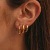 image:imageHey Harper Hoop Earrings For Women Trendy  Lightweight Waterproof amp Sweatproof JewerlyHoop Earrings