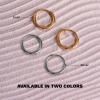 image:imageHey Harper Hoop Earrings For Women Trendy  Lightweight Waterproof amp Sweatproof JewerlyHoop Silver Earrings