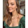 image:imageHey Harper Hoop Earrings For Women Trendy  Lightweight Waterproof amp Sweatproof JewerlyPhi Phi Hoop Earrings