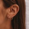 image:imageHey Harper Hoop Earrings For Women Trendy  Lightweight Waterproof amp Sweatproof JewerlyThe Triple Hoops Set