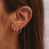 image:imageHey Harper Hoop Earrings For Women Trendy  Lightweight Waterproof amp Sweatproof JewerlyThe Triple Hoops Set
