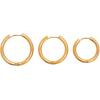 image:imageHey Harper Hoop Earrings For Women Trendy  Lightweight Waterproof amp Sweatproof JewerlyThe Triple Hoops Set