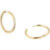 image:imageHey Harper Hoop Earrings For Women Trendy  Lightweight Waterproof amp Sweatproof JewerlyThin Ruby Earrings