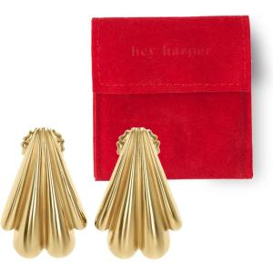 image:imageGold Stud Earrings For Women Trendy  Lightweight Waterproof amp Sweatproof JewerlyDiana Earrings