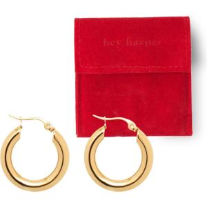 image:imageHey Harper Hoop Earrings For Women Trendy  Lightweight Waterproof amp Sweatproof JewerlyPhi Phi Hoop Earrings