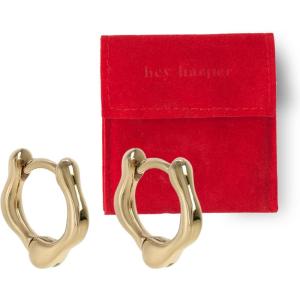 image:imageHey Harper Hoop Earrings For Women Trendy  Lightweight Waterproof amp Sweatproof JewerlyRadiance Huggies