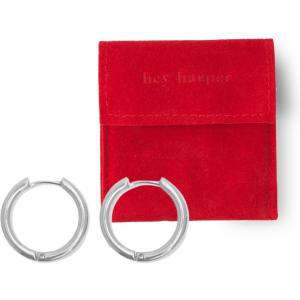 image:imageHey Harper Hoop Earrings For Women Trendy  Lightweight Waterproof amp Sweatproof JewerlySilver