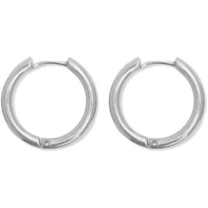 image:imageHey Harper Hoop Earrings For Women Trendy  Lightweight Waterproof amp Sweatproof JewerlySilver Hoop Earrings