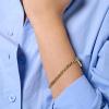image:imageHey Harper Gold Bracelet For Women Trendy  14K Gold Dainty Bracelet  Waterproof Sweatproof Non Tarnish Jewelry Gift for Women and For EverydayNassau Herringbone Bracelet
