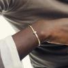 image:imageHey Harper Gold Bracelet For Women Trendy  14K Gold Dainty Bracelet  Waterproof Sweatproof Non Tarnish Jewelry Gift for Women and For EverydayNassau Harmony Bracelet