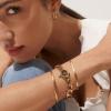 image:imageHey Harper Gold Bracelet For Women Trendy  14K Gold Dainty Snake Herringbone Bracelet  Waterproof Sweatproof Non Tarnish Jewelry Gift for Women and For Everyday