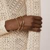 image:imageHey Harper Gold Cuff Bracelet  Bangle Trendy Chunky Non Tarnish Gold Cute Stackable Waterproof Bracelet  Gift for Women  Simple Minimalist Unique Statement JewelryDouble Rachel Set
