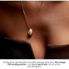 image:imageHey Harper Gold Necklace For Women Trendy Necklace  14K Golden PVD Coating Waterproof amp Sweatproof Non Tarnish Jewelry Chain Necklaces115mm Teardrop Pendant  1969 Necklace