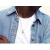 image:imageHey Harper Gold Necklace For Women Trendy Necklace  14K Golden PVD Coating Waterproof amp Sweatproof Non Tarnish Jewelry Chain Necklaces115mm Teardrop Pendant  1969 Necklace