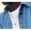 image:imageHey Harper Gold Necklace For Women Trendy Necklace  14K Golden PVD Coating Waterproof amp Sweatproof Non Tarnish Jewelry Chain Necklaces115mm Teardrop Pendant  1969 Necklace