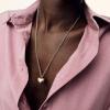 image:imageHey Harper Gold Necklace For Women Trendy Necklace  14K Golden PVD Coating Waterproof amp Sweatproof Non Tarnish Jewelry Chain Necklaces12mm Heart Pendant 2165