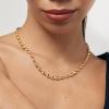 image:imageHey Harper Gold Necklace For Women Trendy Necklace  14K Golden PVD Coating Waterproof amp Sweatproof Non Tarnish Jewelry Chain Necklaces1772 GB Luna Oval Beaded Chain Necklace