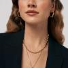 image:imageHey Harper Gold Necklace For Women Trendy Necklace  14K Golden PVD Coating Waterproof amp Sweatproof Non Tarnish Jewelry Chain Necklaces1772 GB Luna Oval Beaded Chain Necklace