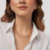 image:imageHey Harper Gold Necklace For Women Trendy Necklace  14K Golden PVD Coating Waterproof amp Sweatproof Non Tarnish Jewelry Chain Necklaces1772 GB Luna Round Beaded Chain Necklace