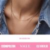 image:imageHey Harper Gold Necklace For Women Trendy Necklace  14K Golden PVD Coating Waterproof amp Sweatproof Non Tarnish Jewelry Chain Necklaces1mm 1594 GB Beaded Cable Chain
