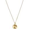 image:imageHey Harper Gold Necklace For Women Trendy Necklace  14K Golden PVD Coating Waterproof amp Sweatproof Non Tarnish Jewelry Chain Necklaces1mm Orb Pendant Chain