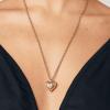 image:imageHey Harper Gold Necklace For Women Trendy Necklace  14K Golden PVD Coating Waterproof amp Sweatproof Non Tarnish Jewelry Chain Necklaces25mm Daphne Heart Pendant 2165