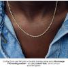 image:imageHey Harper Gold Necklace For Women Trendy Necklace  14K Golden PVD Coating Waterproof amp Sweatproof Non Tarnish Jewelry Chain Necklaces2mm 1713 GB Rope Chain Necklace