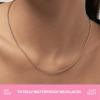 image:imageHey Harper Gold Necklace For Women Trendy Necklace  14K Golden PVD Coating Waterproof amp Sweatproof Non Tarnish Jewelry Chain Necklaces2mm 1713 GB Rope Chain Necklace