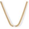 image:imageHey Harper Gold Necklace For Women Trendy Necklace  14K Golden PVD Coating Waterproof amp Sweatproof Non Tarnish Jewelry Chain Necklaces2mm Cuban link chain with Pendant