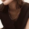 image:imageHey Harper Gold Necklace For Women Trendy Necklace  14K Golden PVD Coating Waterproof amp Sweatproof Non Tarnish Jewelry Chain Necklaces37 mm 1771 GB Beaded Satellite Chain