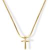 image:imageHey Harper Gold Necklace For Women Trendy Necklace  14K Golden PVD Coating Waterproof amp Sweatproof Non Tarnish Jewelry Chain Necklaces15mm Cross Pendant 178