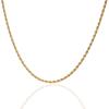 2mm 17.13' GB Rope Chain Necklace