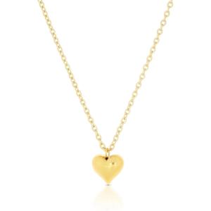 image:imageHey Harper Gold Necklace For Women Trendy Necklace  14K Golden PVD Coating Waterproof amp Sweatproof Non Tarnish Jewelry Chain Necklaces12mm Heart Pendant 2165