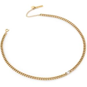 image:imageHey Harper Gold Necklace For Women Trendy Necklace  14K Golden PVD Coating Waterproof amp Sweatproof Non Tarnish Jewelry Chain Necklaces2mm Cuban link chain with Pendant