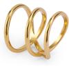 image:imageHey Harper Gold Ring for Women  Gold Plated Stacking Waterproof amp Sweatproof Jewerly Ring  Everday Non Tarnish Cute Fashion Circle RingsDNA Ring