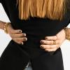 image:imageHey Harper Gold Ring for Women  Gold Plated Stacking Waterproof amp Sweatproof Jewerly Ring  Everday Non Tarnish Cute Fashion Circle RingsTriple Rebecca Ring