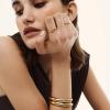 image:imageHey Harper Gold Ring for Women  Gold Plated Stacking Waterproof amp Sweatproof Jewerly Ring  Everday Non Tarnish Cute Fashion Circle RingsWave Ring