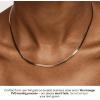 image:imageHey Harper Nassau Necklace  Waterproof amp Sweatproof Simple Womens Necklaces for Everyday Wear  Silver Rose Gold Gold Necklaces for Women  Stainless Steel Necklace  Herringbone Chain with 14k Golden Color PVD Coating  Necklaces for Women Trendy14k Gold