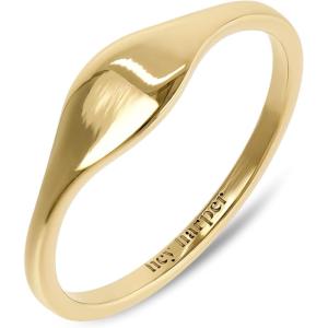 image:imageHey Harper Gold Ring for Women  Gold Plated Stacking Waterproof amp Sweatproof Jewerly Ring  Everday Non Tarnish Cute Fashion Circle RingsCindy Ring